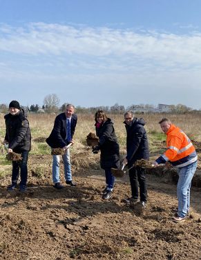 Spatenstich in Reinkenhagen Sundhagen am 20.04.2023