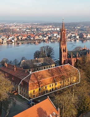 Luftbild Kloster Malchow, Copyright Inselstadt Malchow, Thomas Neske