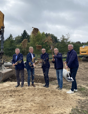 Feierlicher Spatenstich "An der Beke" in Papendorf am 06.10.2026