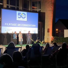 Begrüßung zu den Schweriner Filmtagen am Fernsehturm