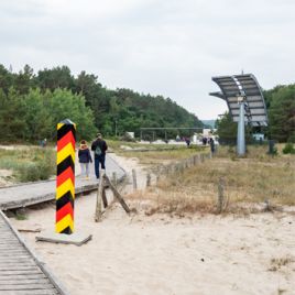 Klimaneutrale EU Promenade Usedom