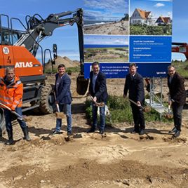 Spatenstich in Rerik Am Buchenweg