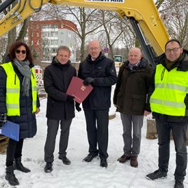 Übergabe der Fördermittelbescheide im Mueßer Holz