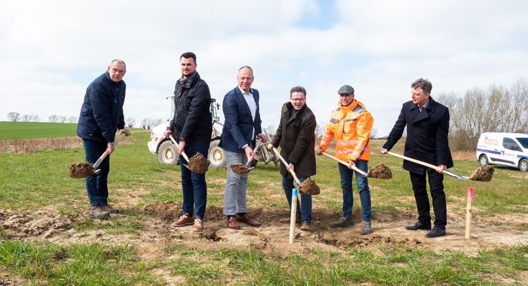 Spatenstich zum Naturresort Wohlenberger Wiek © LGE