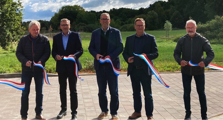 Übergabe der Erschließungsanlagen im Baugebiet "An de Wisch" in Röbel/Müritz
