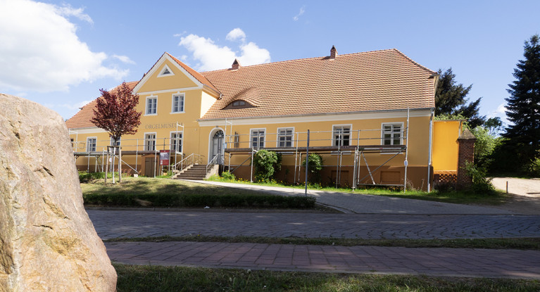 Das sanierte Orgelmuseum / ehemalige Pastorat