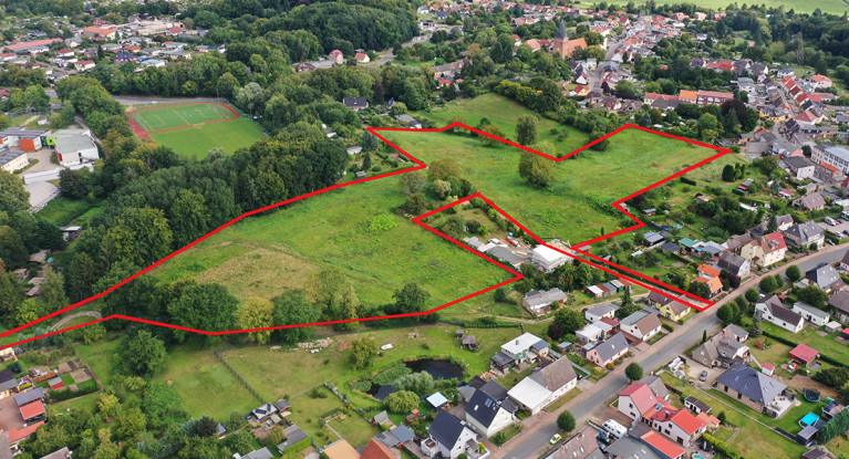 Das zukünftige Baugebiet in Marlow