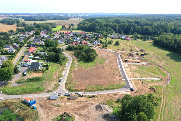 Luftbild Baugebiet Bergen Tilzow
