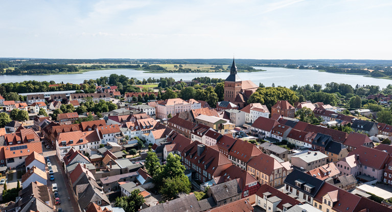 Luftbild von Sternberg