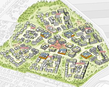 Städtebaulicher Entwurf Warnitz Copyright MOSAIK Architekten BDA