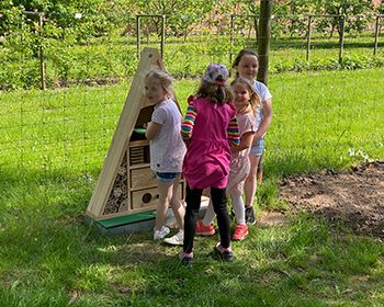 Übergabe Insektenhotel Klausdorf