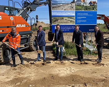 Spatenstich in Rerik Am Buchenweg