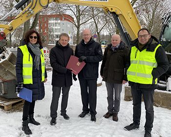 Übergabe der Fördermittelbescheide im Mueßer Holz