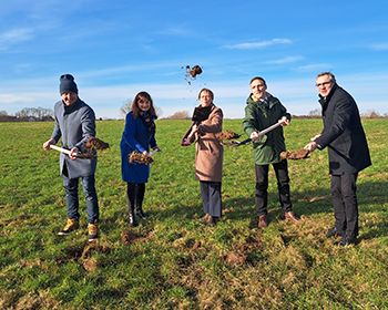 Spatenstich Bünsdorfer Weg Schönberg