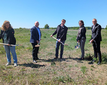 Spatenstich in Kargow