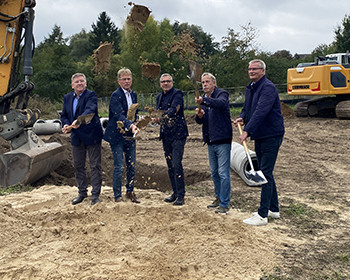 Feierlicher Spatenstich "An der Beke" in Papendorf am 06.10.2026
