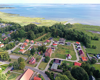 Luftbild des Ferienhausgebietes Klausdorf