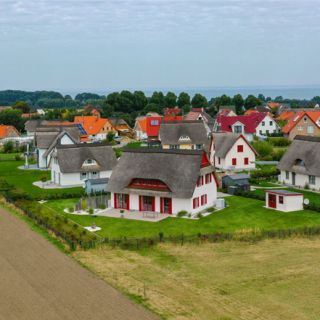 Luftbild Ferienhausgebiet Groß Schwaansee